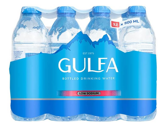 Gulfa Bottled Drinking Water (500 ml x 12)