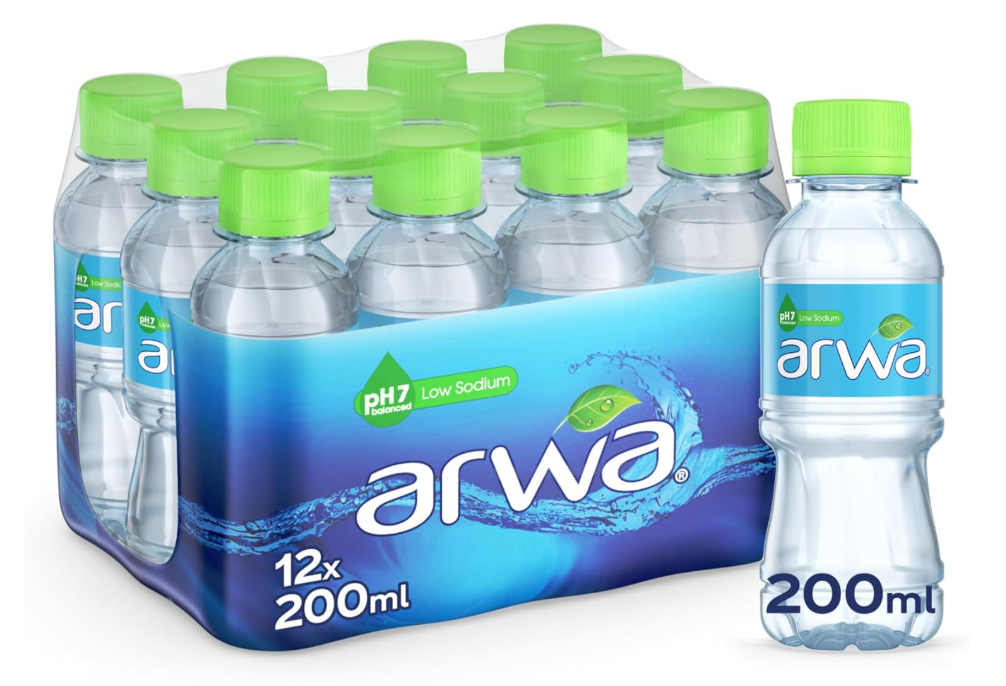 Arwa Drinking Water, 200 ml - Pack of 12