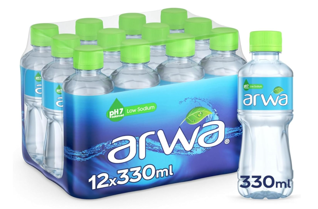 ARWA Drinking Water, Bottled Drinking Water, 330ml Pack of 12