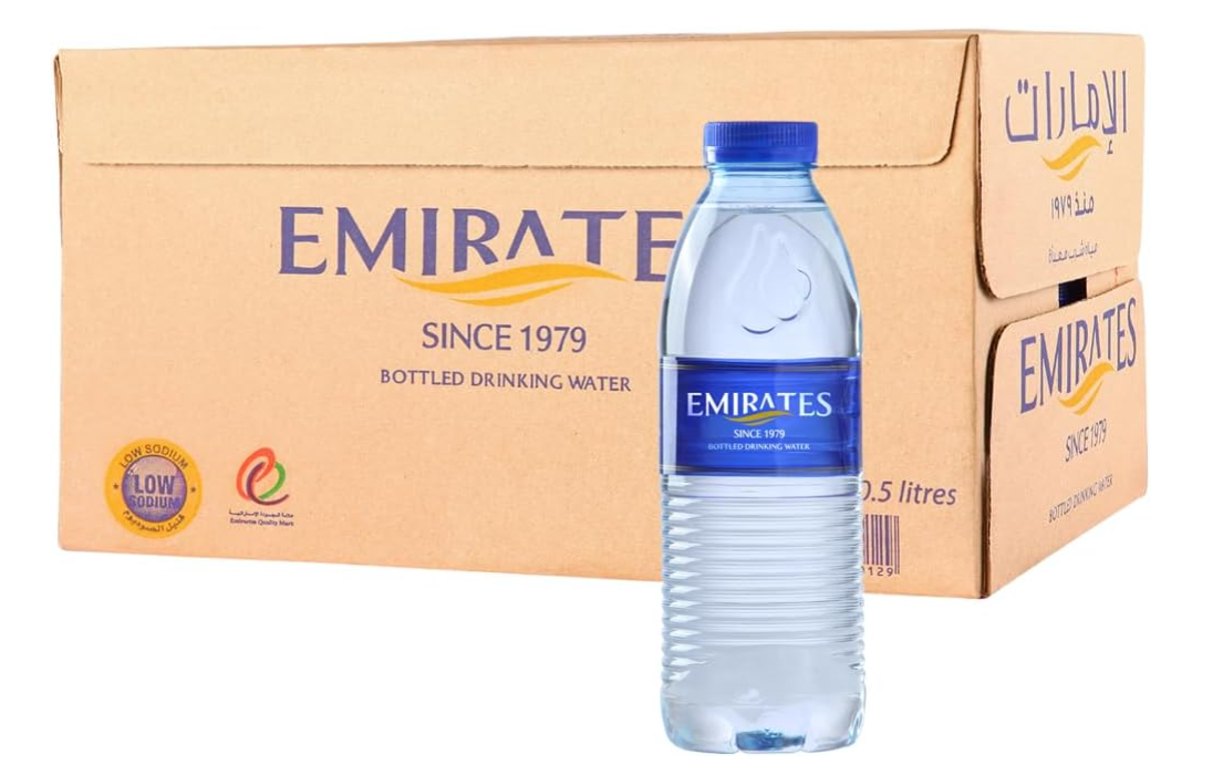 Emirates Bottled Drinking Water, 250ml pack of 24