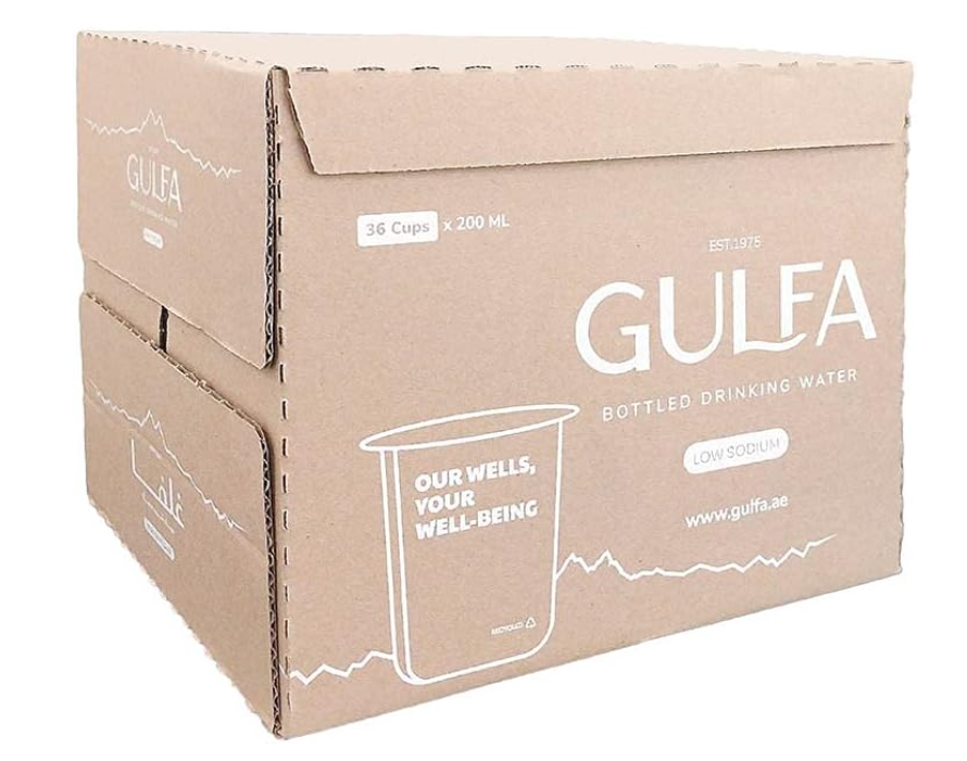 Gulfa Drinking Water 36 cups of 200ml