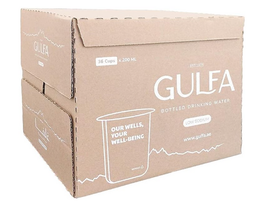 Gulfa Drinking Water 36 cups of 200ml
