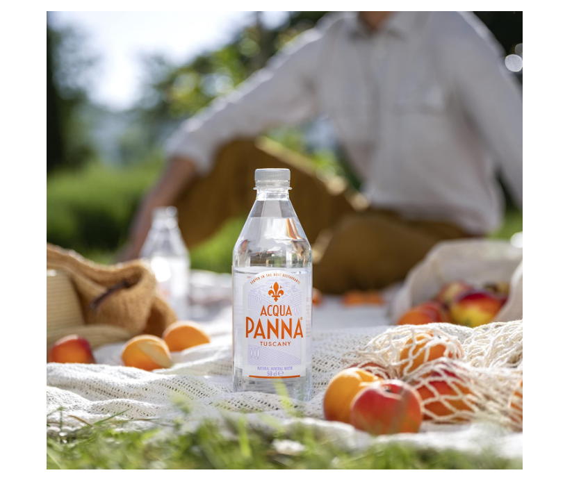 Acqua Panna Still Natural Mineral Water Glass Bottle, 6 x 250 ml