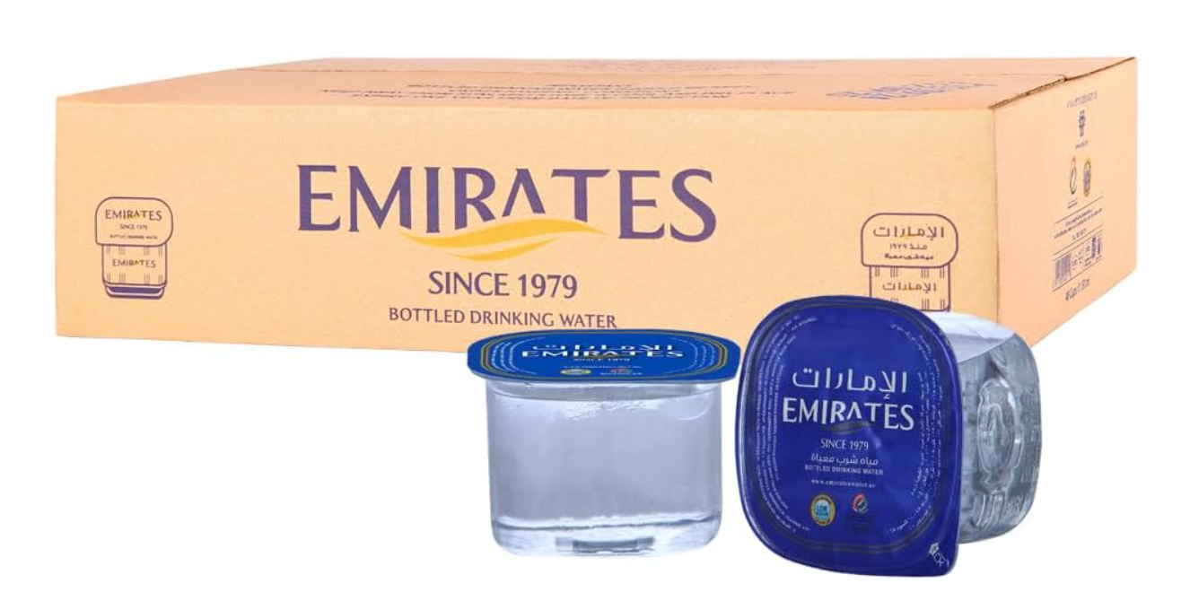 Emirates Drinking Water, 100ml, Pack of 54 Water Cups