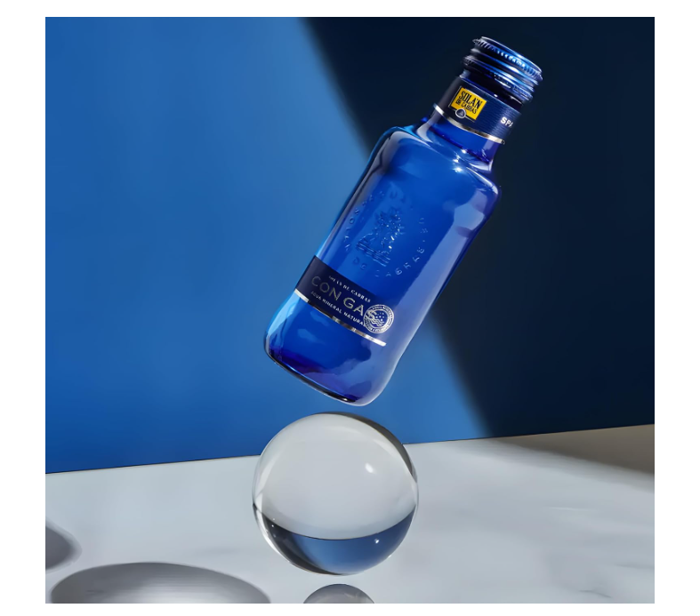 Solan de Cabras Premium Sparkling Mineral Water 330ml x 24 | Refreshing Bubbles | Glass Bottles | Pure & Natural Magnesium | I al for Dining, Celebrations, and Refreshing Drinks