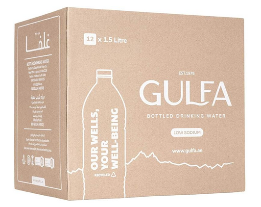 Gulfa Drinking Water 12 Bottles of 1.5 Liter