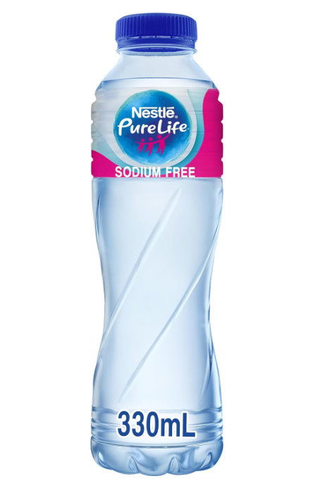 Nestlé Pure Life, Low Sodium, Bottled Drinking Water, 12 x 330 ml