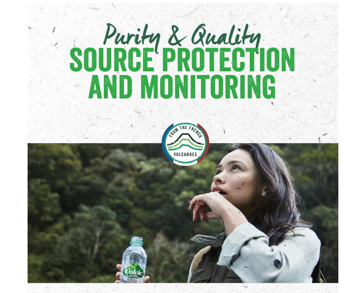 Volvic Natural Water, Mineral Drinking Water, Sustainably Sourced & Volvican Spirited Water Bottle, Case Of 24 X 500ml Volvic Bottles