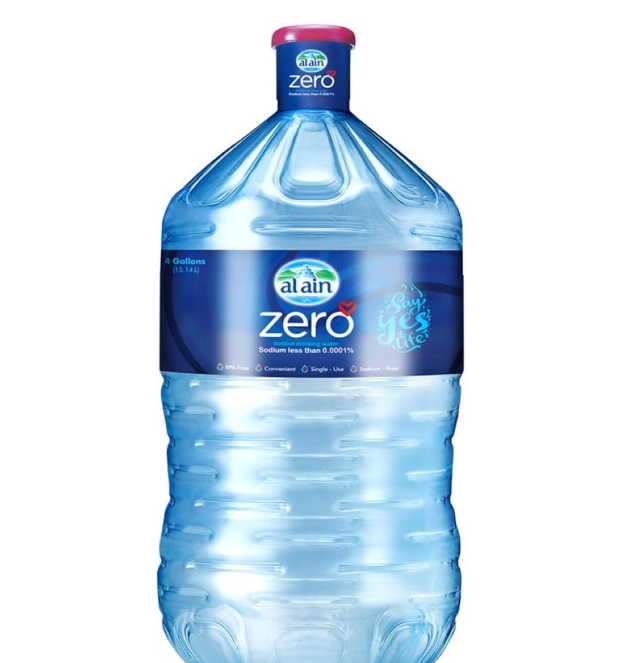 Al Ain Water ALAIN Zero Bottled Drinking 4 Gallon
