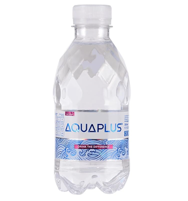 Aquaplus Bottled Drinking Water 330ml Pack of 12