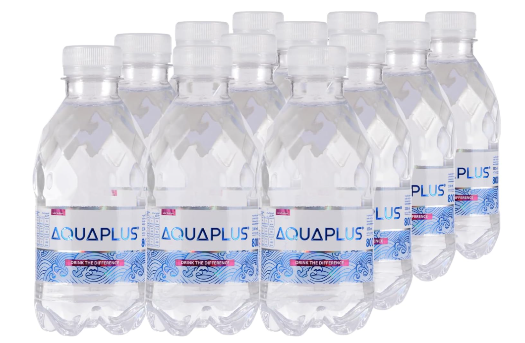 Aquaplus Bottled Drinking Water 330ml Pack of 12