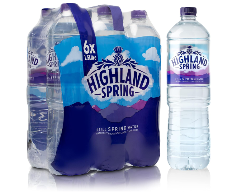 Highland Spring Still Spring Water - 1.5 Litres (Pack of 6)