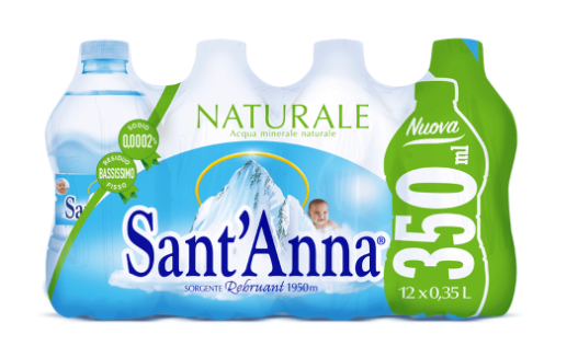 Sant’Anna Natural Mineral Drinking Water 12 Bottles of 350ml