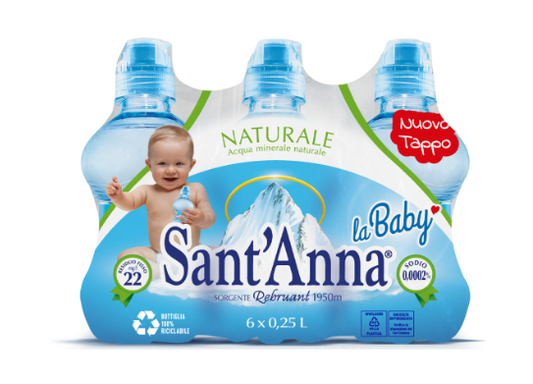 Sant'Anna Baby thumb up 6 Bottles x 250 ml
