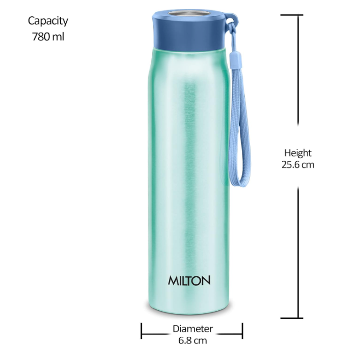 Milton Handy Flask 750, Stainless Steel Bottle, 780ml, Assolrted colors