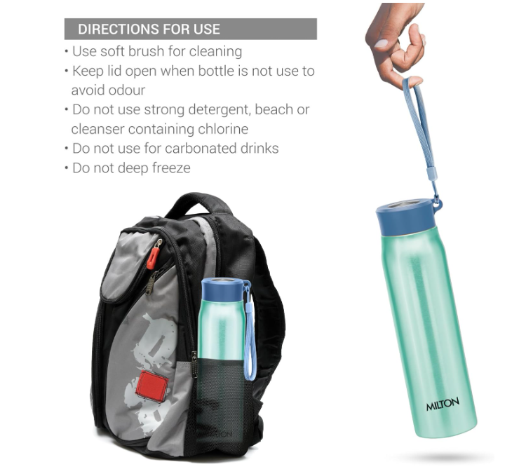 Milton Handy Flask 750, Stainless Steel Bottle, 780ml, Assolrted colors