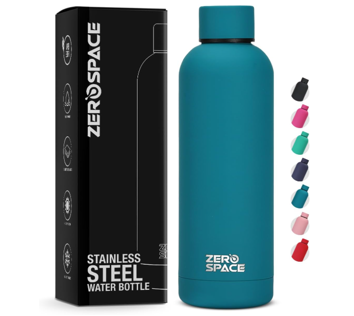 ZeroSpace Stainless Steel Water Bottle, 750ml Insulated Water Bottle for Kids School, Double Wall Water Thermos Flask for Hot & Cold Drinks, Sports Hot Water Bottle