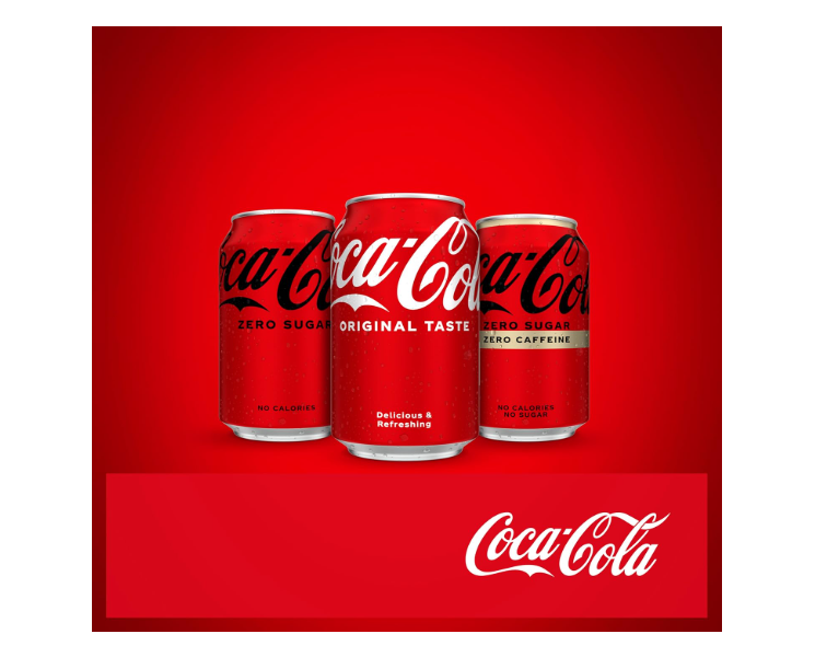 Coca-Cola Original Taste, Pack of 24 Cans x330 ml, Crisp Coke Soft Drinks, Serve Cola Drinks Ice Cold for Maximum Refreshment