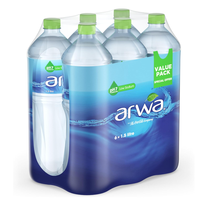 Arwa Bottled Drinking Water - 1.5 Litre (Pack Of 12)
