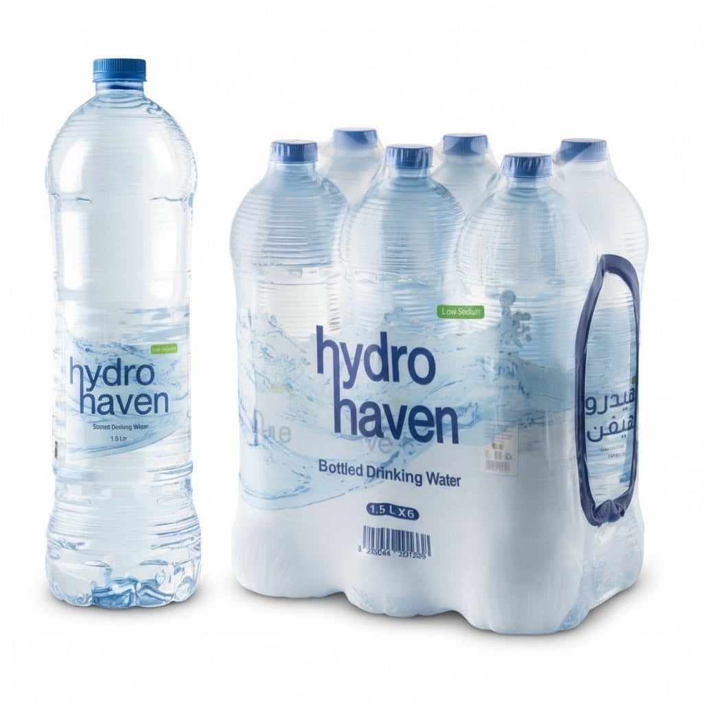 Hydro Haven Bottled Drinking Water 1.5 Litre x 6 Pcs